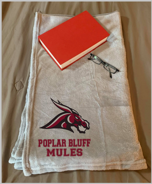 Poplar Bluff Mules Plush Blanket