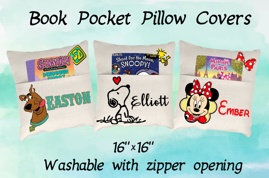 Personalized Pocket Pillow Covers